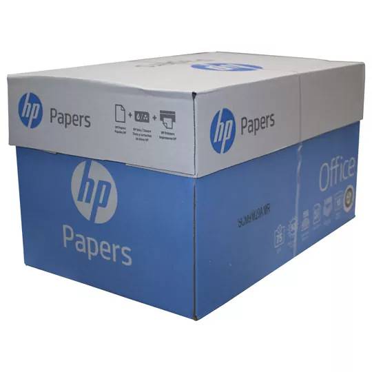 Papel tamaño carta color blanco marca HP 764025932868 75gr 92  blancura 10 resmas con  500 hojas cada una - Papel tamaño carta color blanco marca HP 764025932868 75gr 92  blancura 10 resmas con  500 hojas cada una -